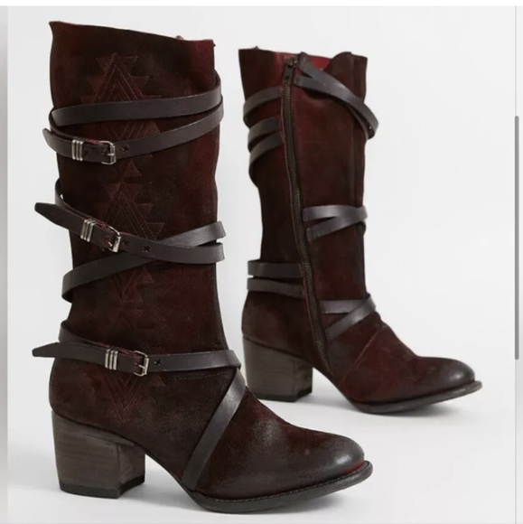 FreeBird COLIN Boot in Black Cherry size 8 - Picture 12 of 13